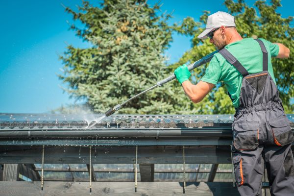 Gutter Power Washing in Merced