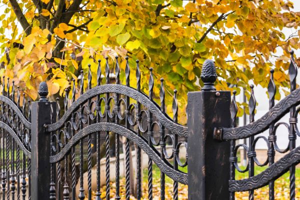 Wrought Iron Fence Washing in Merced
