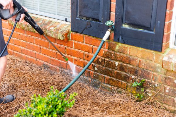 Brickwork Power Washing in Merced