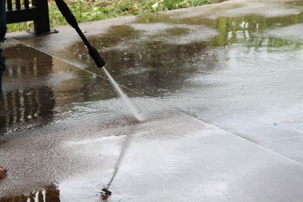 Concrete Deck Cleaning in Merced