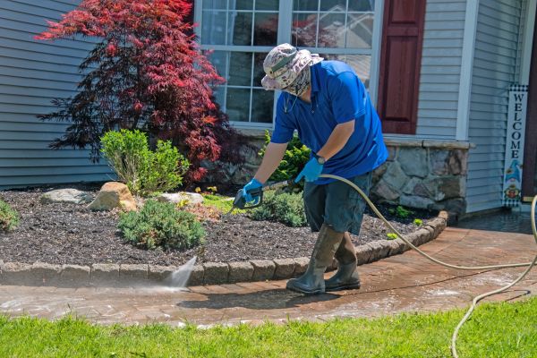 Brick Walkway Cleaning in Merced